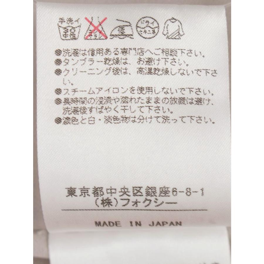 フォクシーニューヨーク 35605 ワンピース 38 グレージュ V字