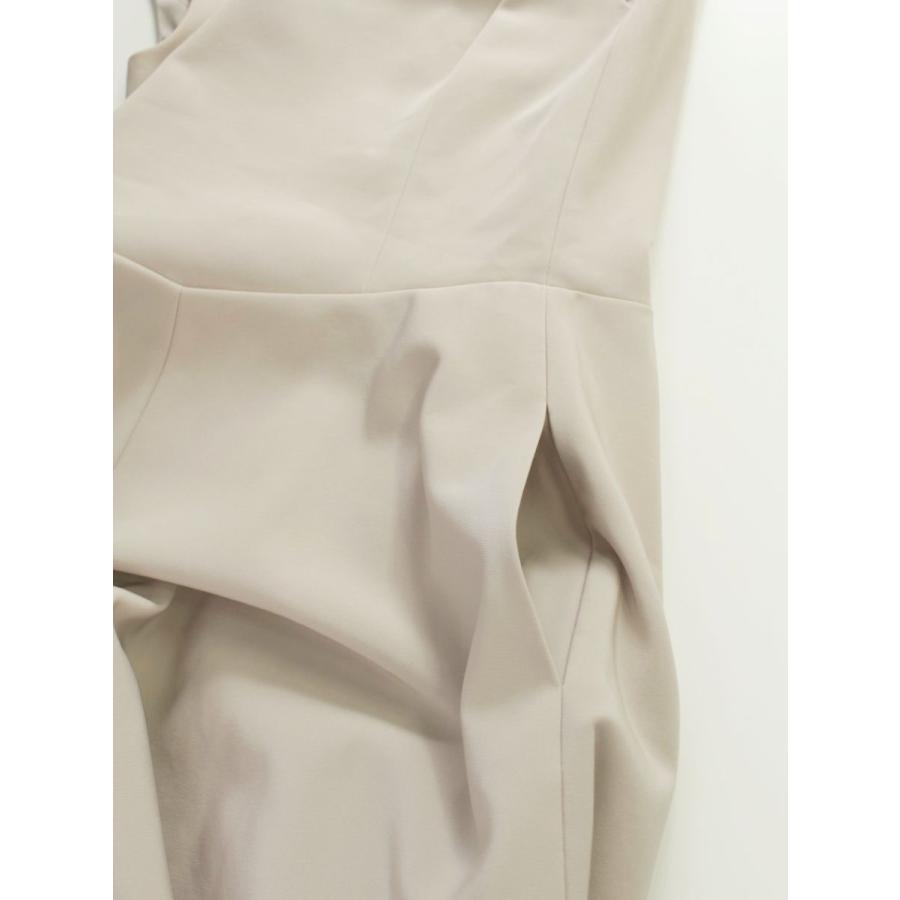 フォクシーニューヨーク 35605 ワンピース 38 グレージュ V字