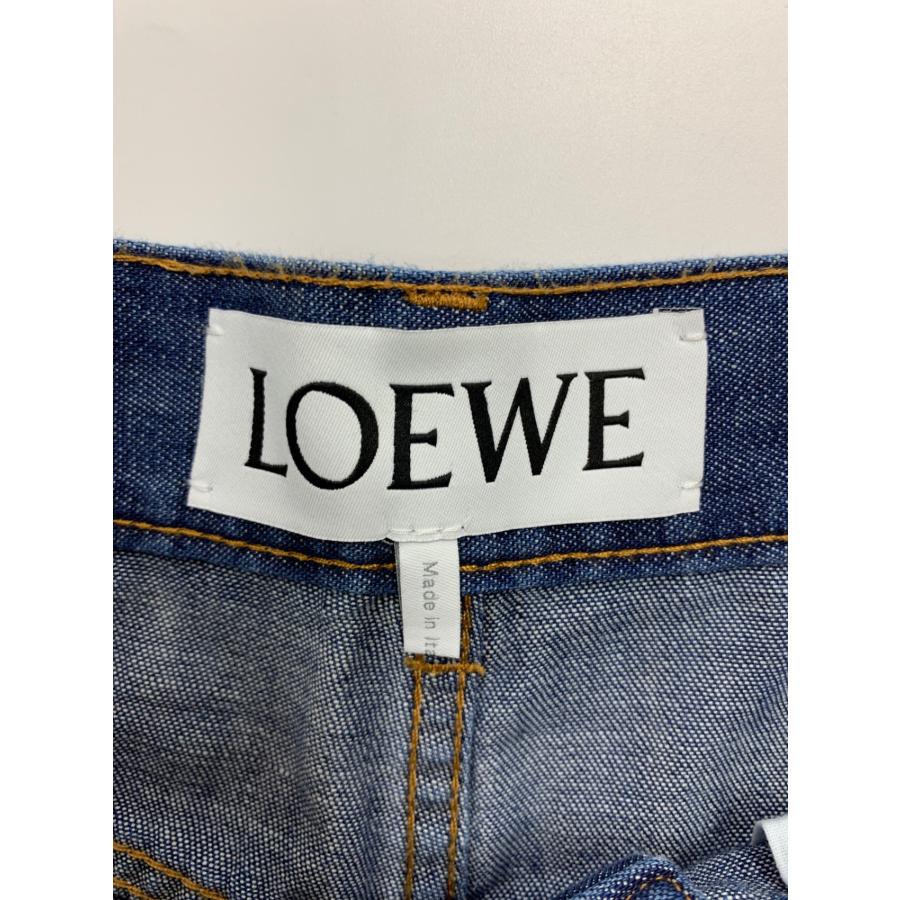 Loewe 24ss バルーントラウザーズデニム ロエベ バルーントラウザーズ S359Y11XC2 デニムパンツ 36 ブルー 裾