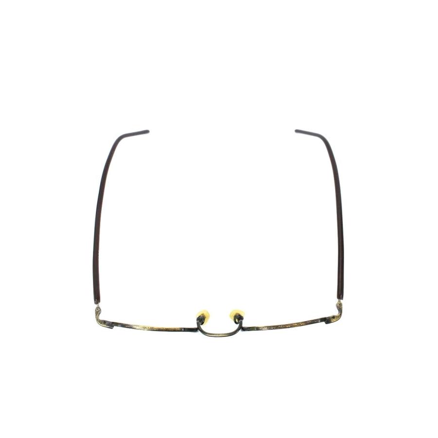 金子眼鏡 メガネ アンティークゴールド/ブラウン VINTAGE コンビ  