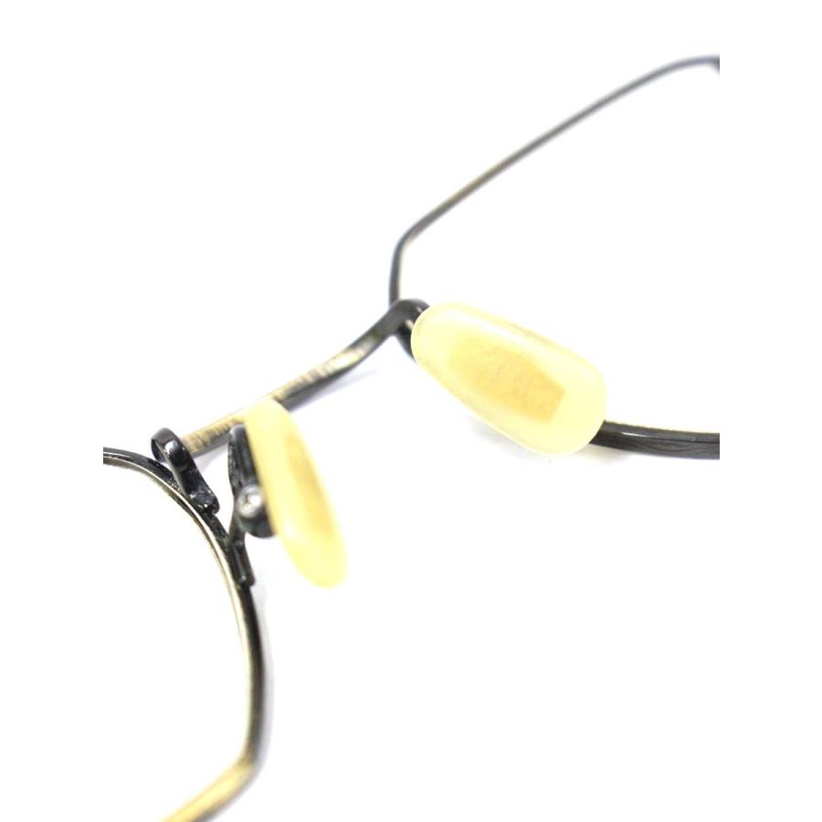 金子眼鏡 メガネ アンティークゴールド/ブラウン VINTAGE コンビ