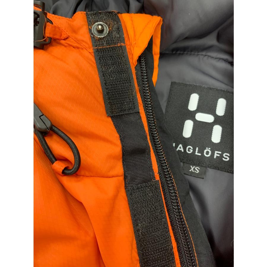 ホグロフス ダウンジャケット XS オレンジ フーディ IT3RTN9XCKO4