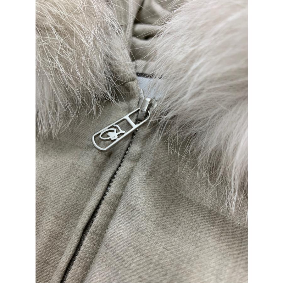 フォクシーブティック Dahlia 44582 ダウンジャケット 38 ベージュ 