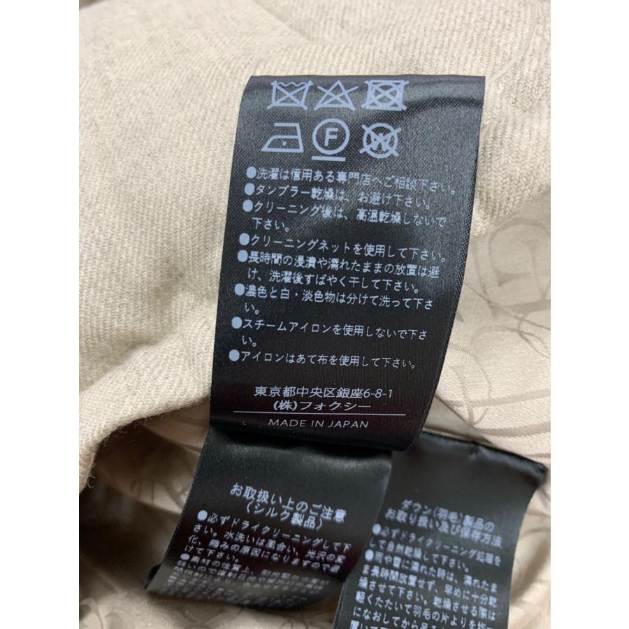 フォクシーブティック Dahlia 44582 ダウンジャケット 38 ベージュ 