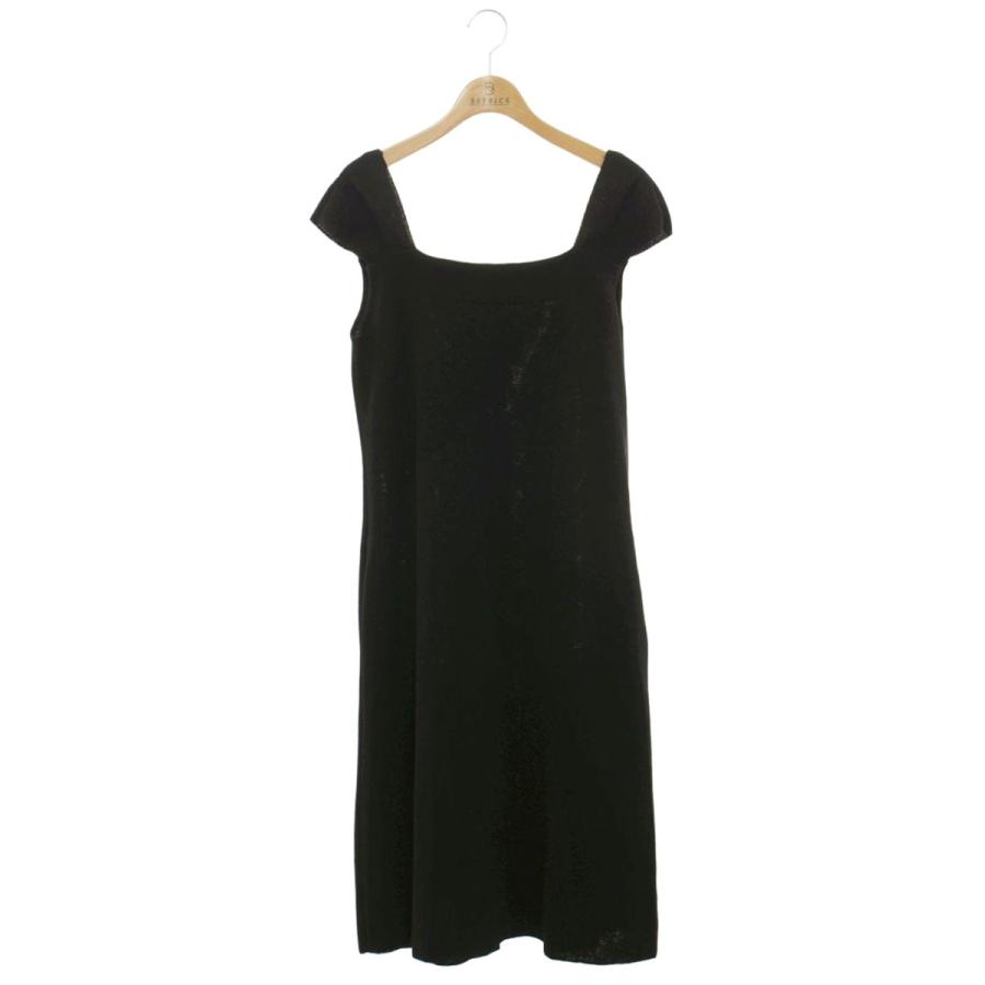 FOXEY NEW YORK ワンピース フォクシーブティック Dress Linen Chic 37698 ワンピース 40 ブラック