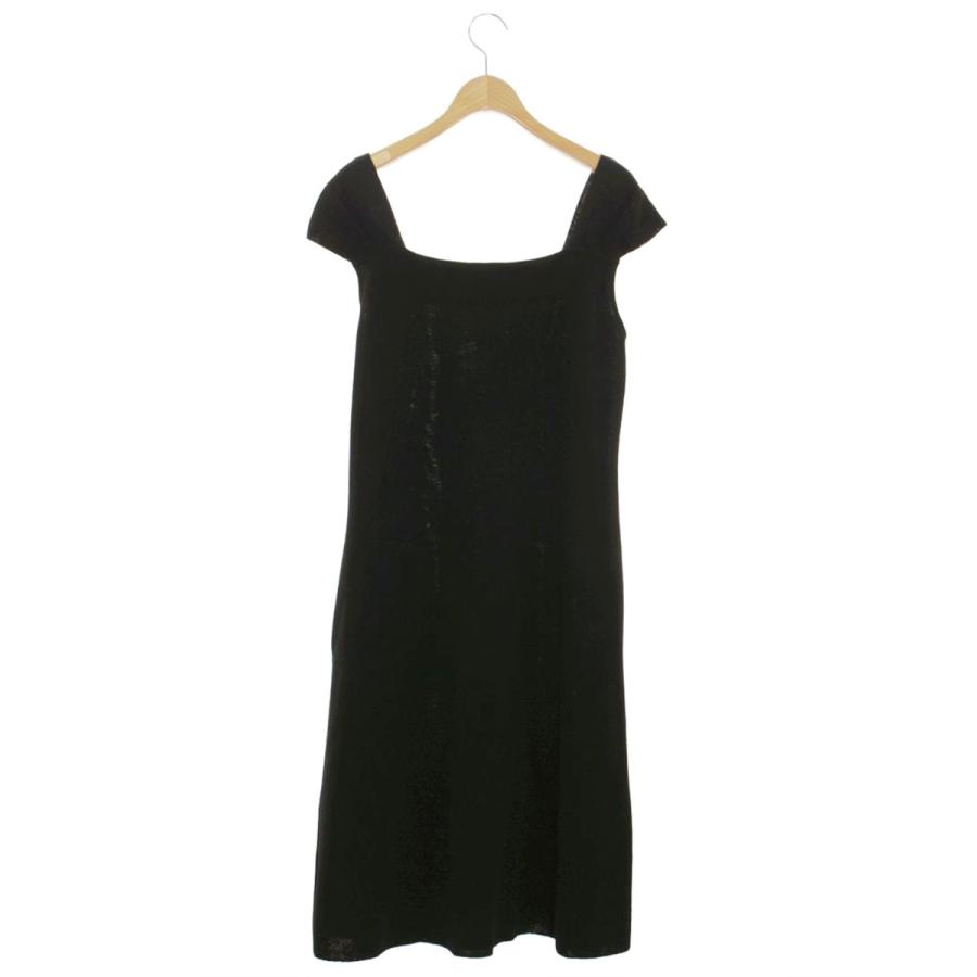 フォクシーブティック Dress Linen Chic 37698 ワンピース 40 ブラック