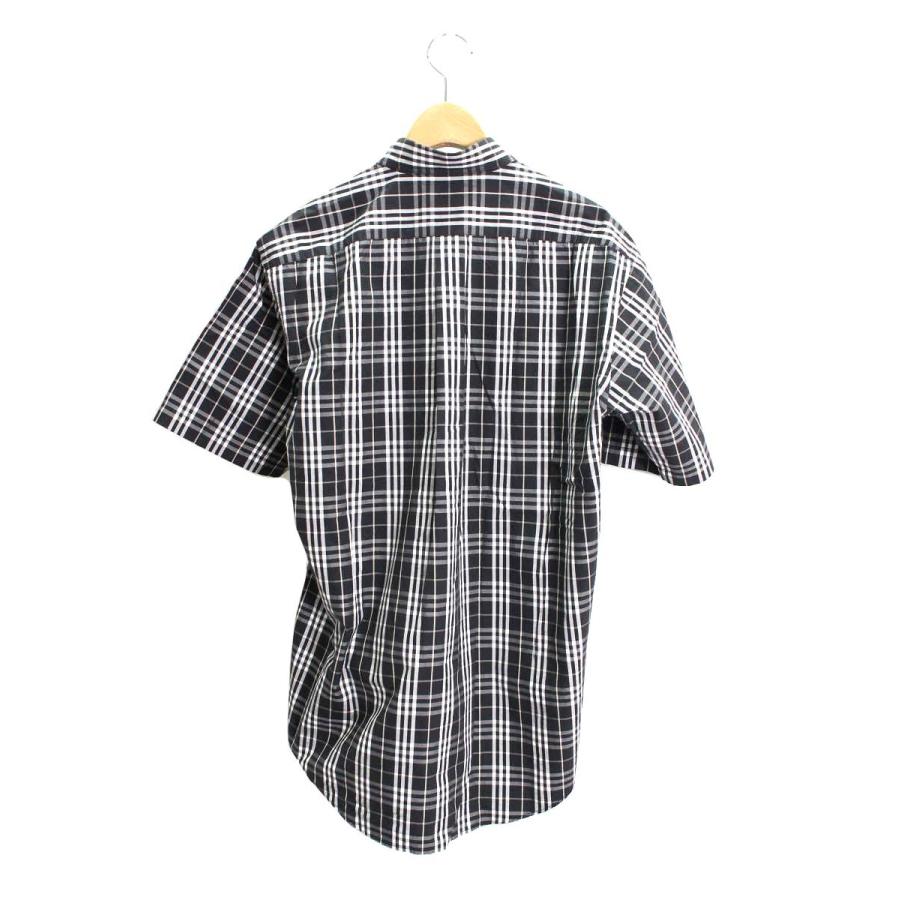 まりこさま専用　美品 バーバリー ロンドン コットンパンツ ノバ チェック　40 バーバリーロンドン BBW64-882 シャツ M ブラック ノバチェック