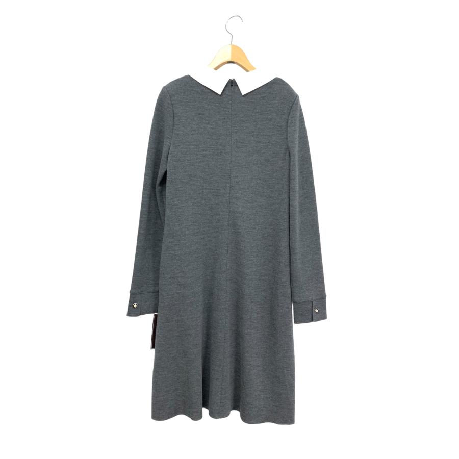 フォクシー✨ファー襟　ロングジレ 42size ほぼ未使用極美品⭐️⭐️⭐️ ファーコート レディース 毛皮コート ロングコート ミンク風