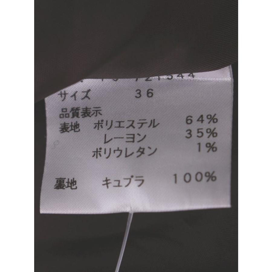 エムズグレイシー 721544 ワンピース 36 グレー/ブラウン 千鳥格子柄
