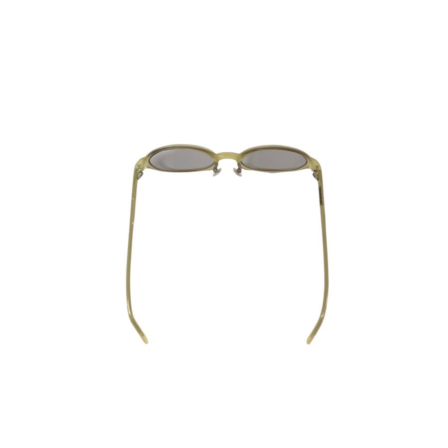 白山眼鏡店 メガネ ベージュ セルフレーム オーバル IT4LDLM7J6IY