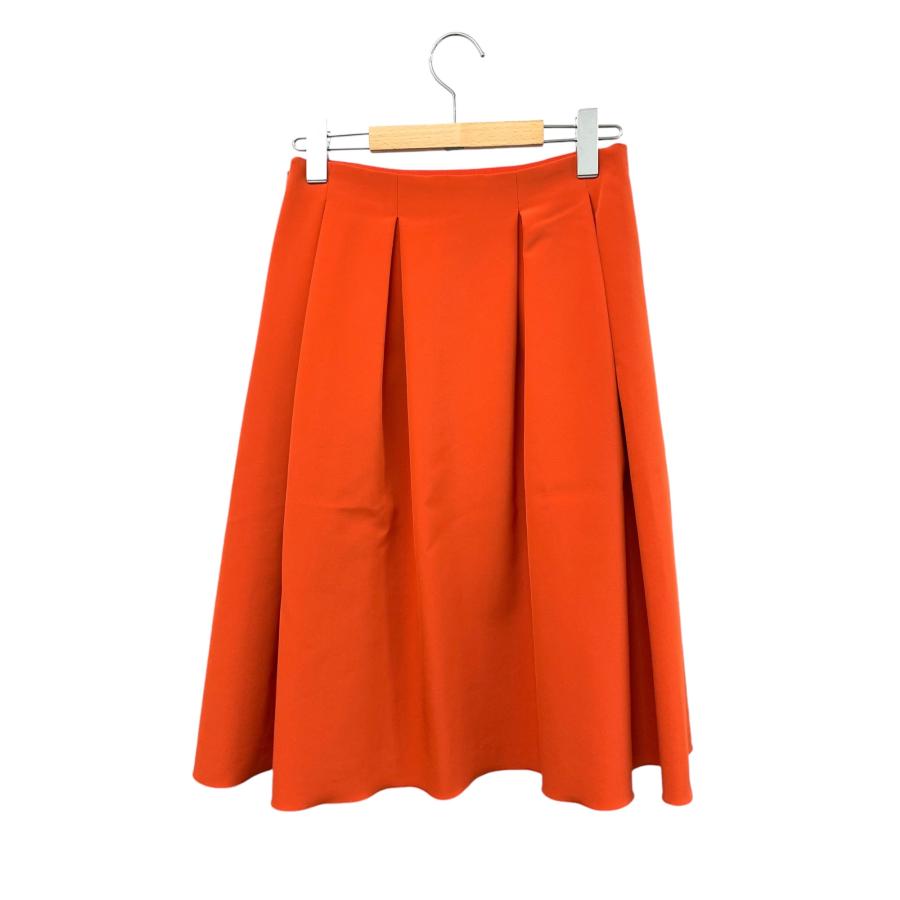 フォクシースカート美品　ナコ フォクシーニューヨーク Skirt Milanese 41171 スカート 40 オレンジ