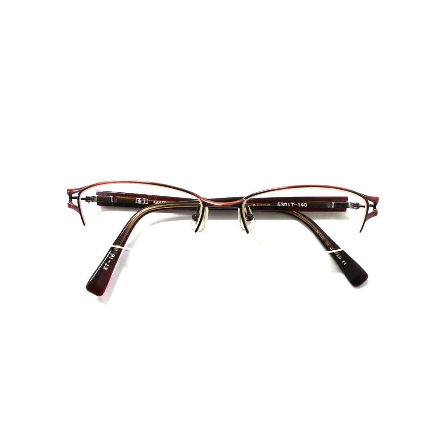金子眼鏡 KT16 メガネ ブラウン スクエア IT4SZ6OXBDK2 : ブランド  