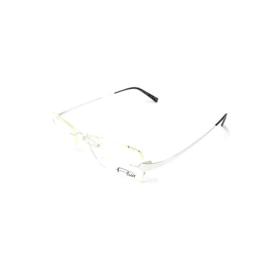 フレア FLAIR 508 メガネ ブラック/シルバー メタルフレーム リムレス IT57FKDUFJB2 フレア FLAIR 508 メガネ ブラック/シルバー メタルフレーム リムレス