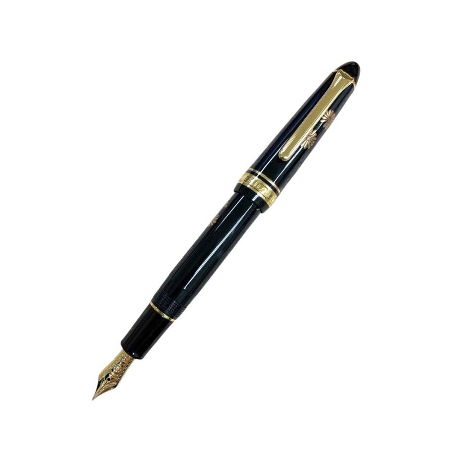 セーラー 万年筆 プロフィット蒔絵（菊） 香仙作 ブラック M 14K