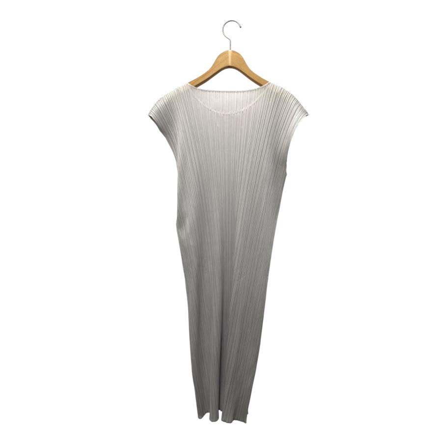 プリーツプリーズイッセイミヤケ　ライトグレー　ワンピース PLEATS PLEASE ISSEY MIYAKE プリーツプリーズ イッセイミヤケ