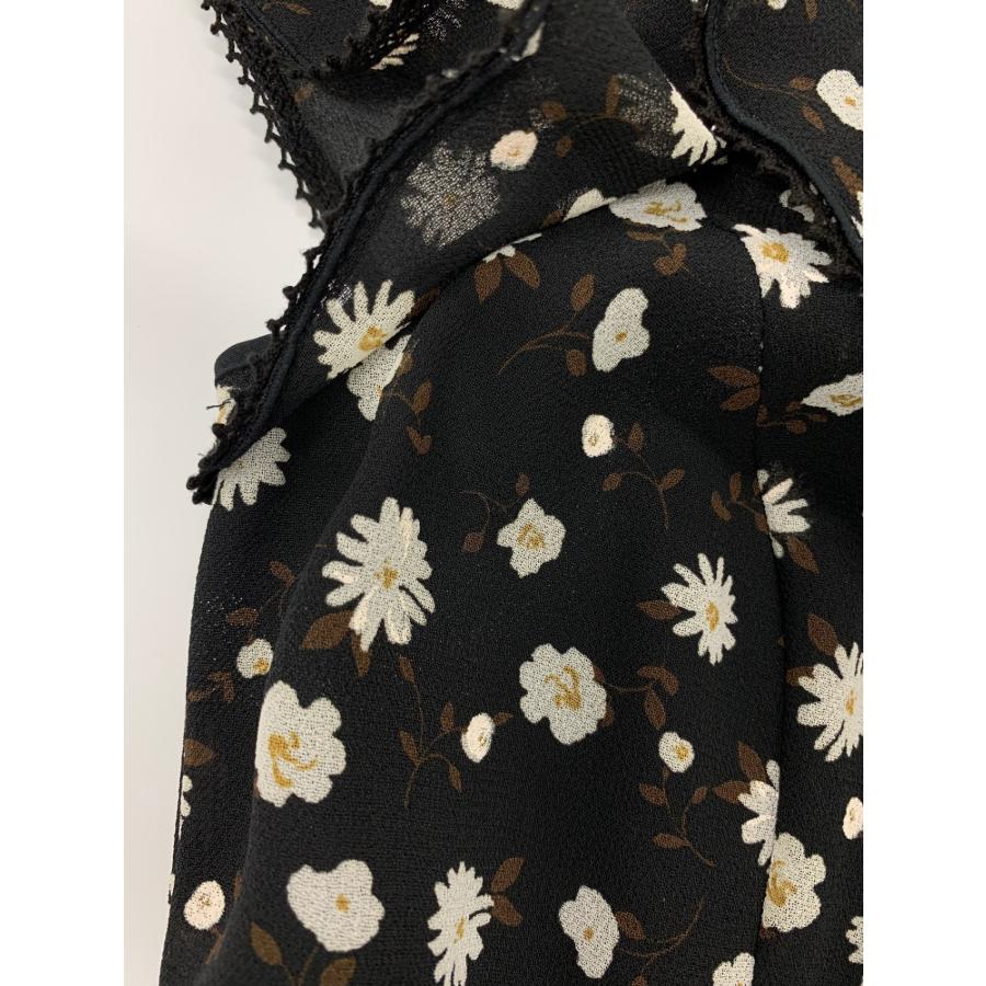 エムズグレイシー 311367 ワンピース 38 ブラック フラワー