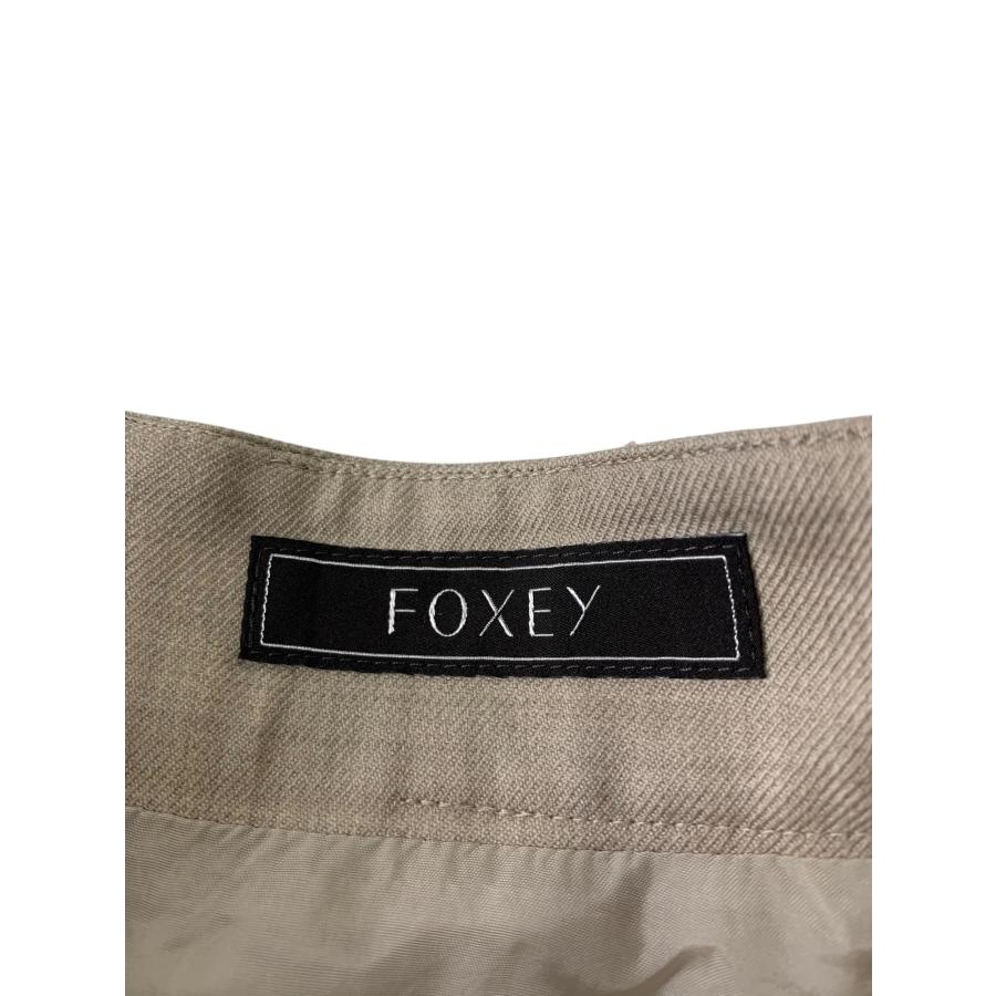 FOXEY フォクシー ハイウエスト スカート プリーツベージュ　38 FOXEY（フォクシー） スカート ベージュ 43896 AS0X05K-2 Chanson