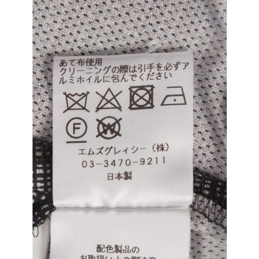 エムズグレイシー 911119 ワンピース 38 ブラック リボン フレア
