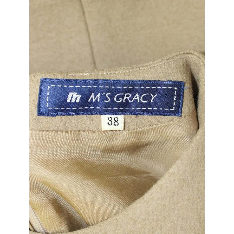 エムズグレイシー 421719 ワンピース 38 ベージュ ウール IT6P927GUR0G
