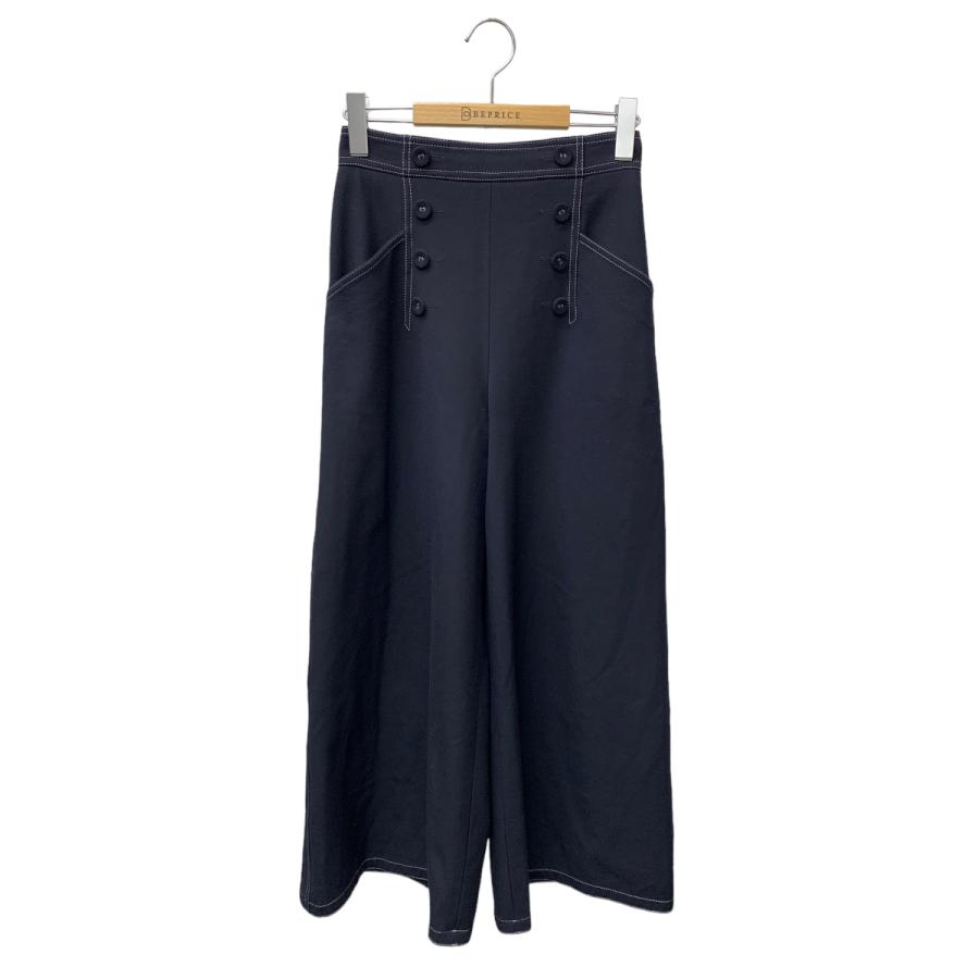 ルネ 6045010 パンツ 34 ネイビー ワイド IT6R3A5RGF0G : ブランド  