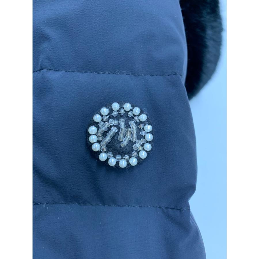 エムズグレイシー 819509 ダウンコート 38 ブラック レッキスファー