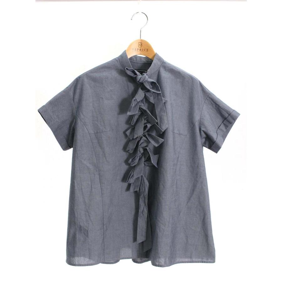 セブンテンフロントリボンシャツS