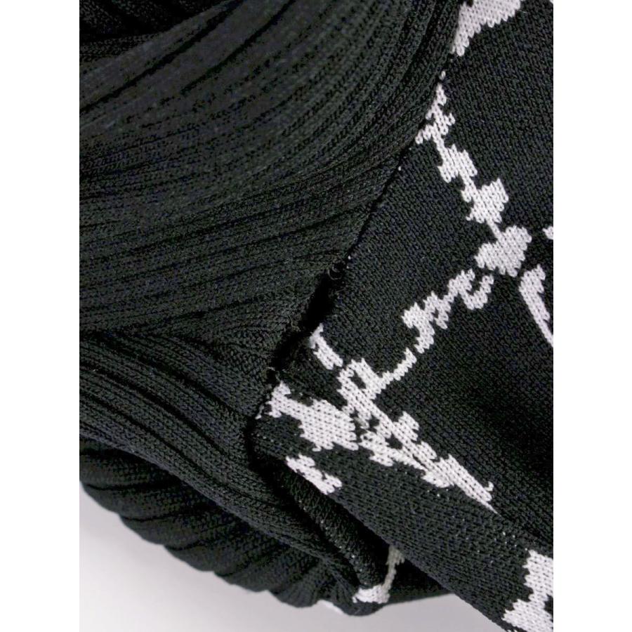 エムズグレイシー リボンチェック柄 ジャガード ワンピース 38 M'S GRACY エムズグレイシー ワンピース リボン ニット