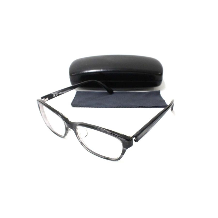 金子眼鏡 KO-033 メガネ ブラック/グレー セルフレーム フルリム