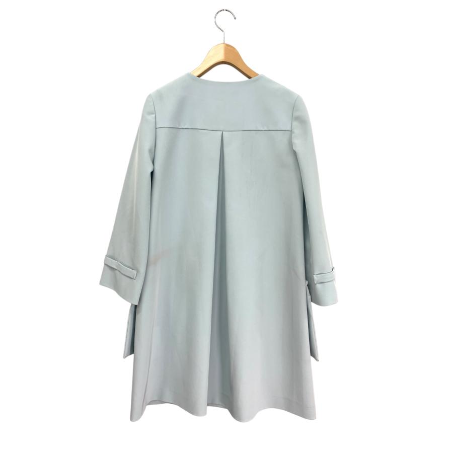 フォクシーニューヨーク 33734 コート 38 ブルー マットストレッチ