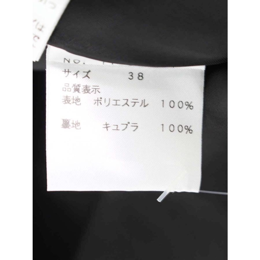 エムズグレイシー 011517 ワンピース 38 ブラック フラワーモチーフ