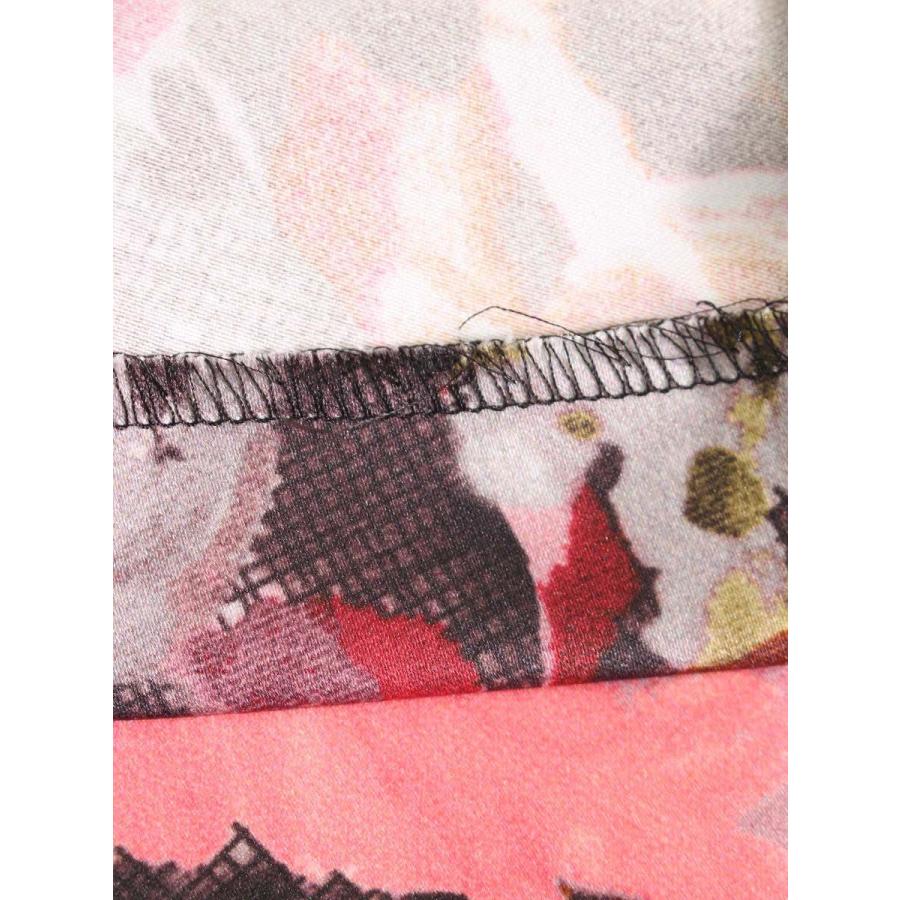 エムズグレイシー 011517 ワンピース 38 ブラック フラワーモチーフ