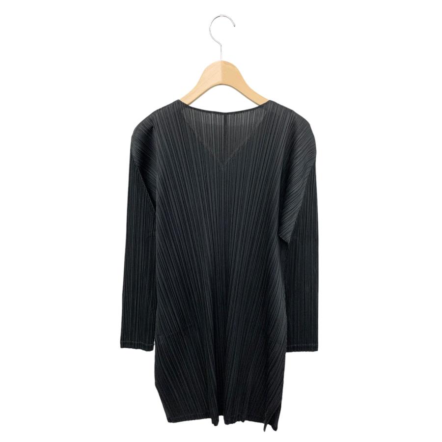 プリーツプリーズ　7分袖　チュニック プリーツプリーズ長袖七分袖チュニックワンピースカットソー