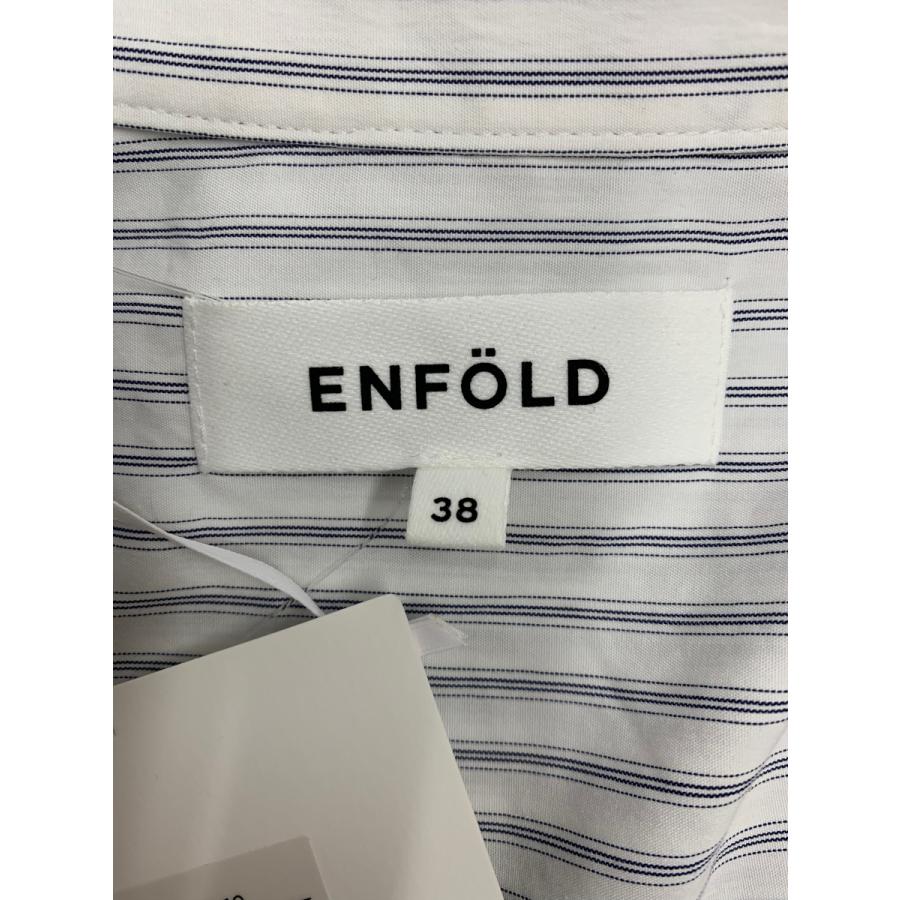エンフォルド FRONT-WING SHIRT 300GA530-0360 シャツ 38 ホワイト