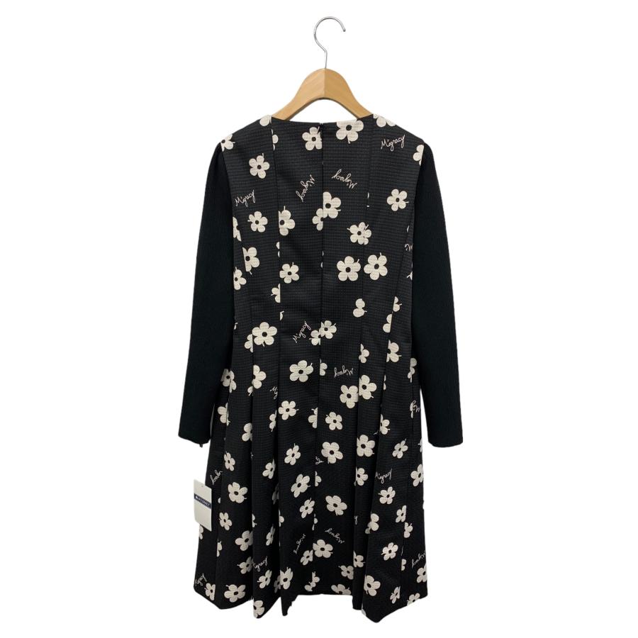 エムズグレイシーベロア お花ジャガード切替ワンピース42 カタログ掲載