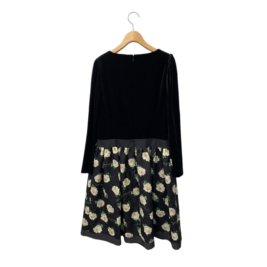 エムズグレイシー バラプリント ワンピース 38 ☆M´S GRACY エムズ