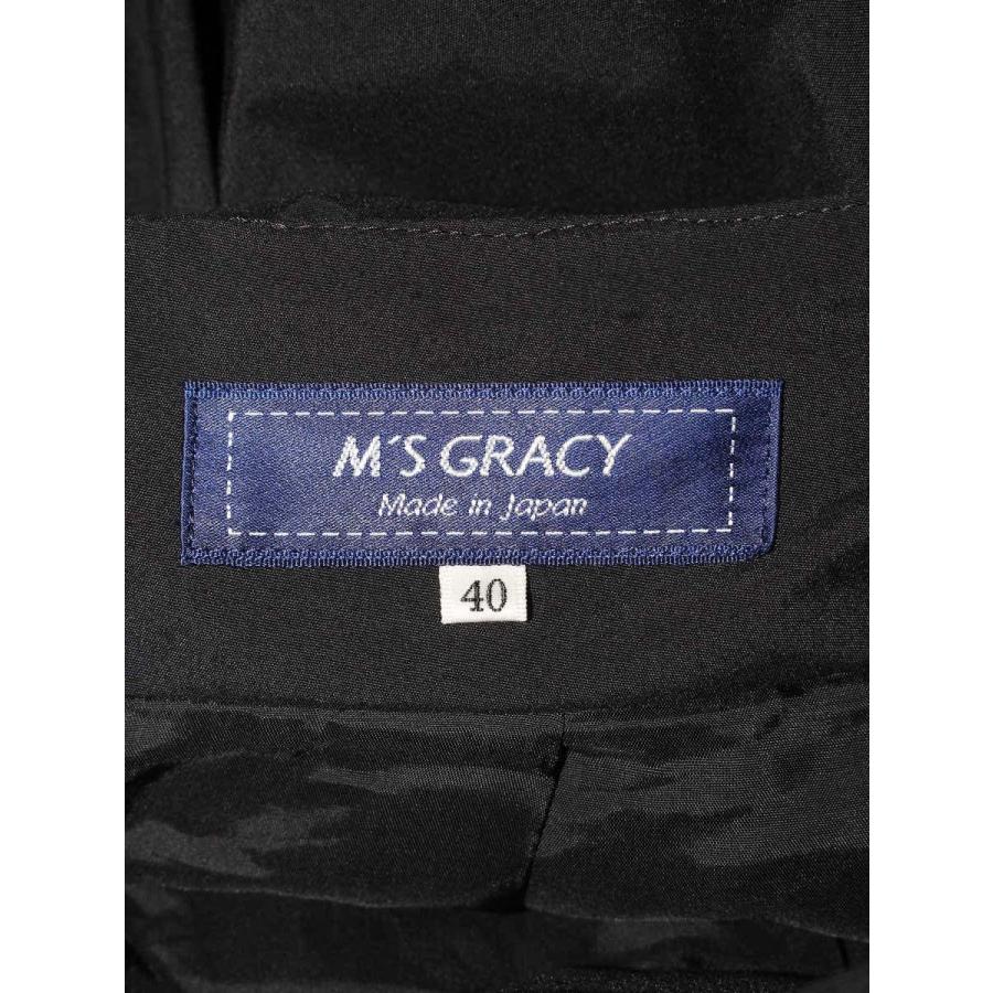 エムズグレイシー 217101 スカート 40 ブラック フレア IT8V0XFLU826