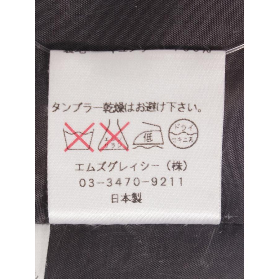 エムズグレイシー 421555 ワンピース 38 グレー ウール ニット 異素材