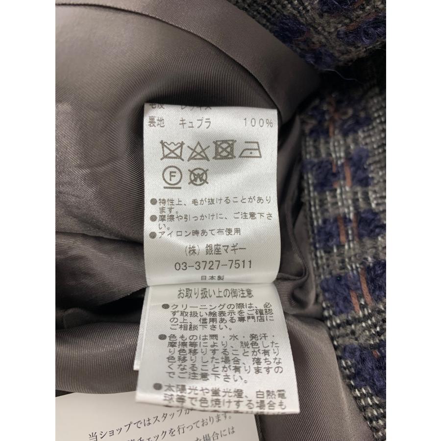 銀座マギー 702-3544 コート 40 グレー レッキスファー IT91E1EROVSI 