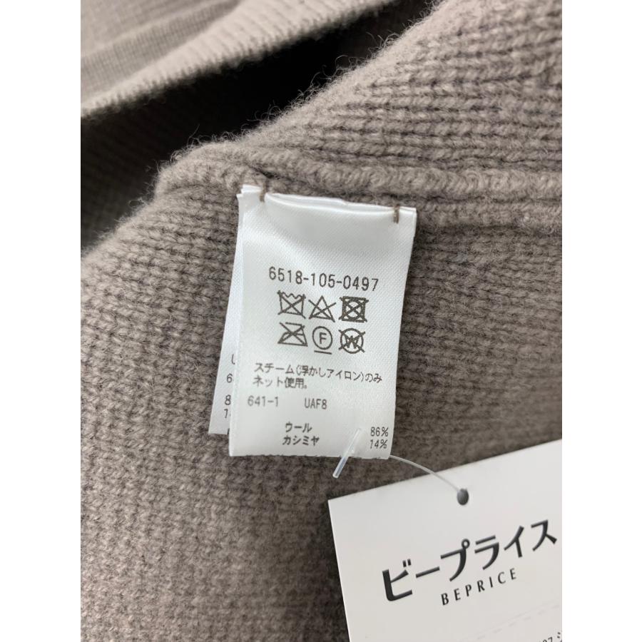 ドゥロワー 6518-105-0497 ジレ F グレージュ 9Gウールカシミヤ ミラノ