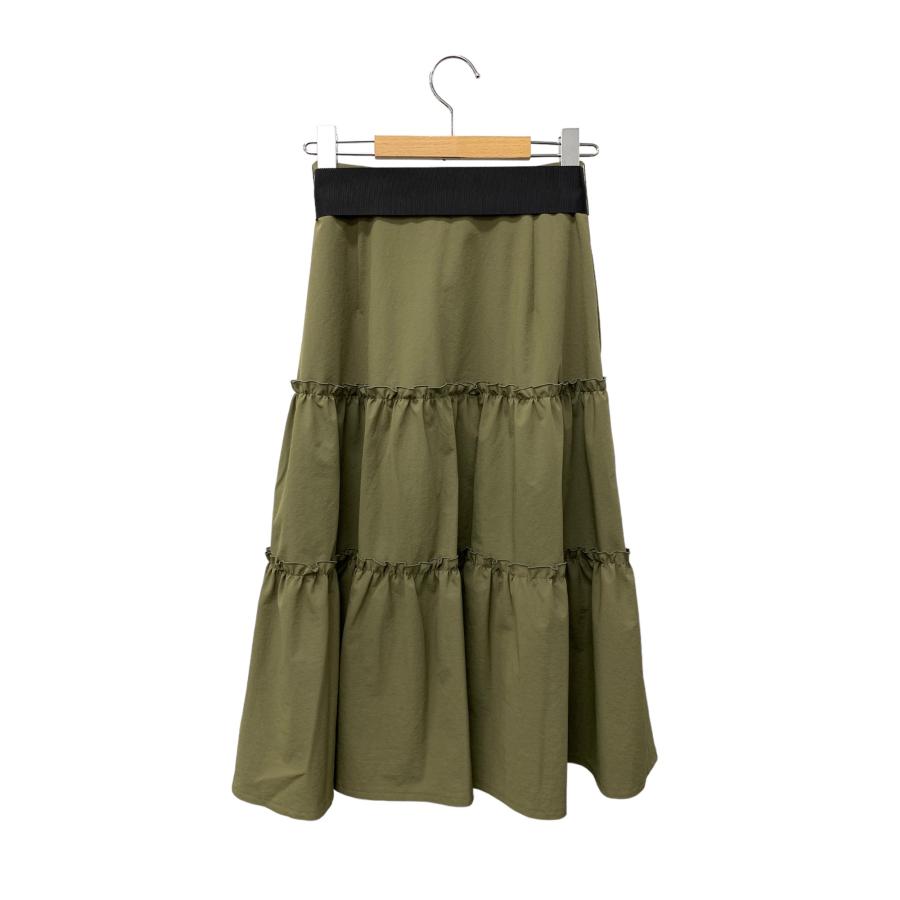 エムズグレイシー 217505 スカート 36 カーキグリーン