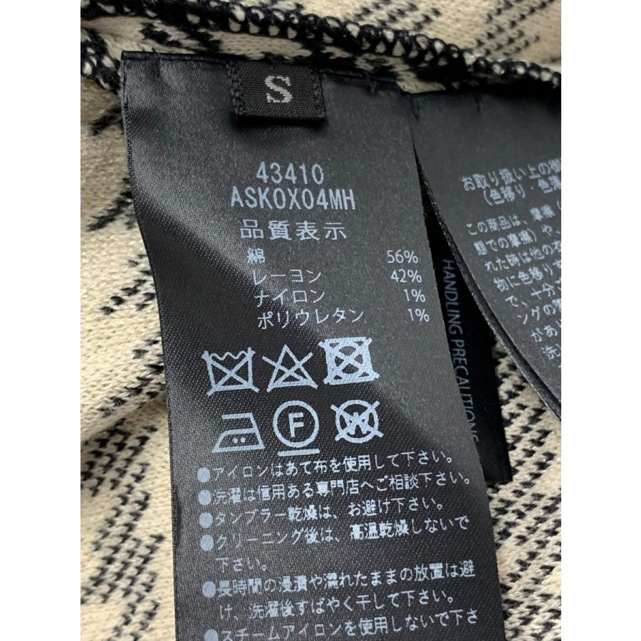 アディアム カーディガン 43410 千鳥格子 2WAY S ブラック アディアム カーディガン 43410 千鳥格子 2WAY S ブラック