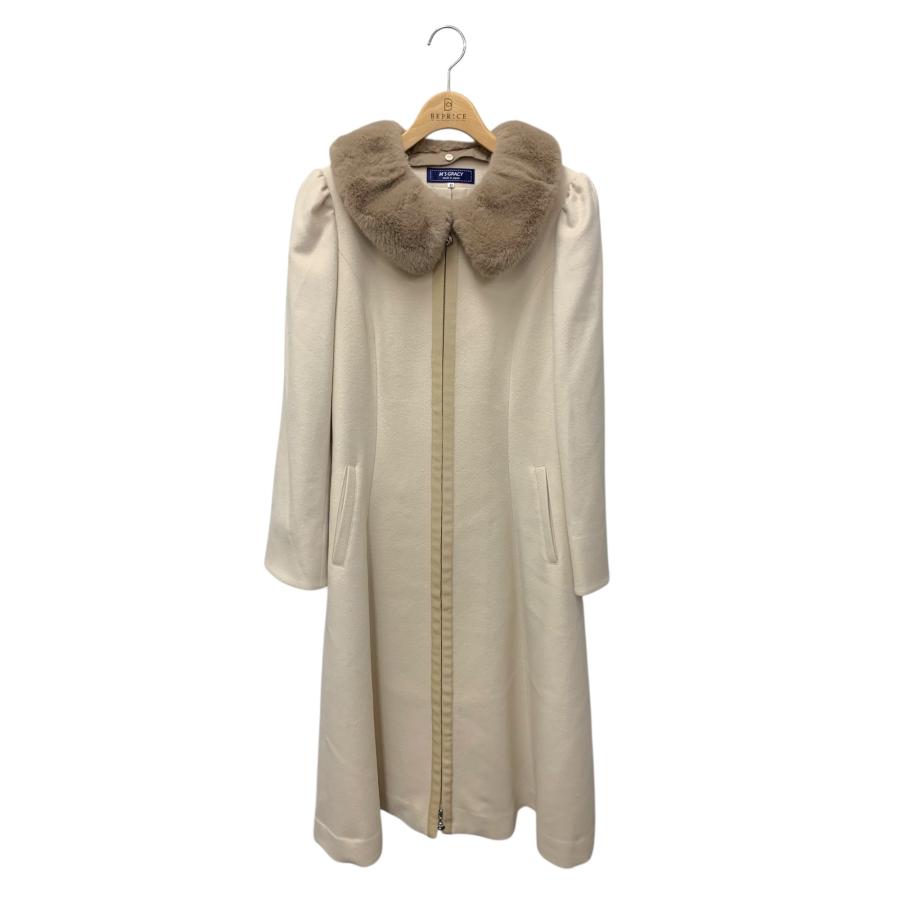 エムズグレイシー スーパー120ドレスコート 219613 コート 40 ベージュ