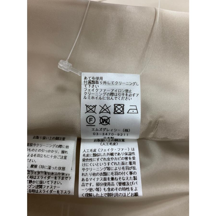 エムズグレイシー スーパー120ドレスコート 219613 コート 40 ベージュ