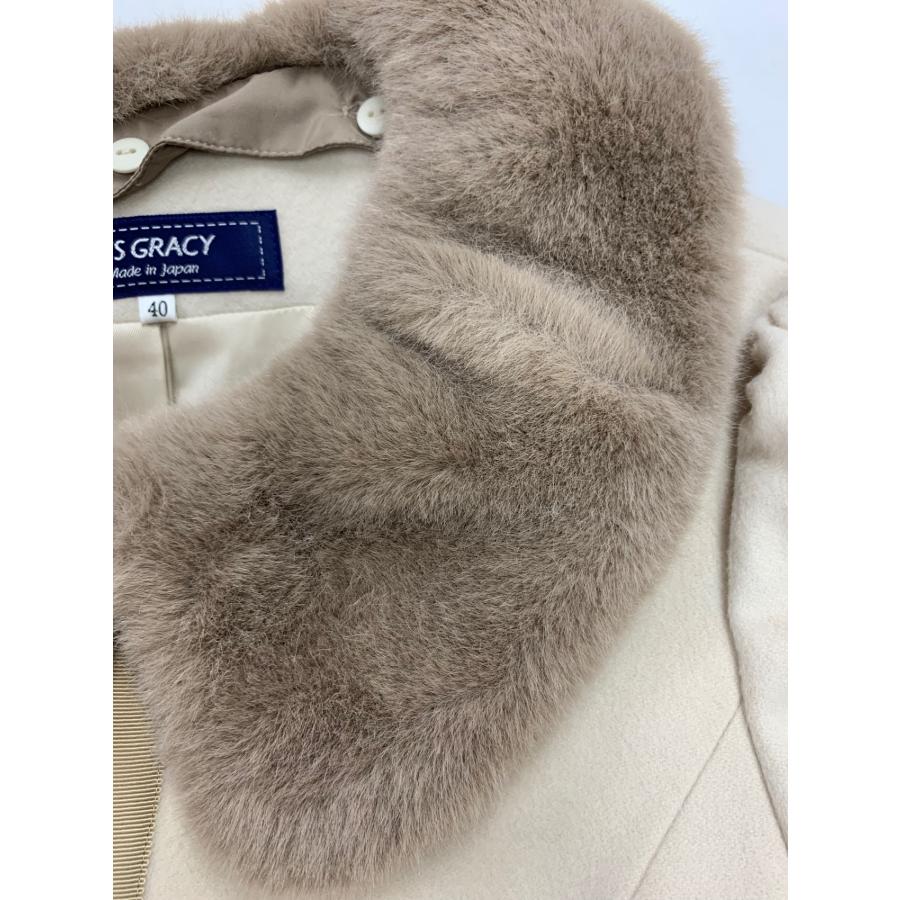 エムズグレイシー スーパー120ドレスコート 219613 コート 40 ベージュ