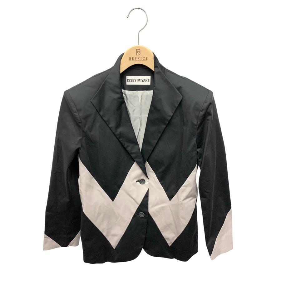 ISSEY MIYAKE - イッセイミヤケ IM13FD523 ジャケット 3 ブラック コットン混 IT9IK98J2YNG イッセイミヤケ IM13FD523 ジャケット 3 ブラック コットン混