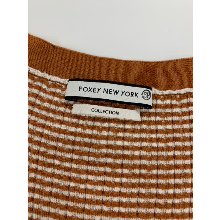 フォクシーニューヨーク collection Honeycomb Rib V-neck 36642