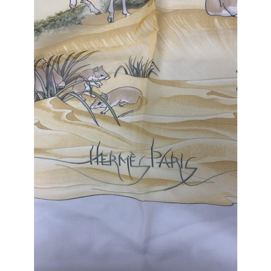 エルメス CHEVAL DIL DESERT 砂漠の馬 カレ140 スカーフ