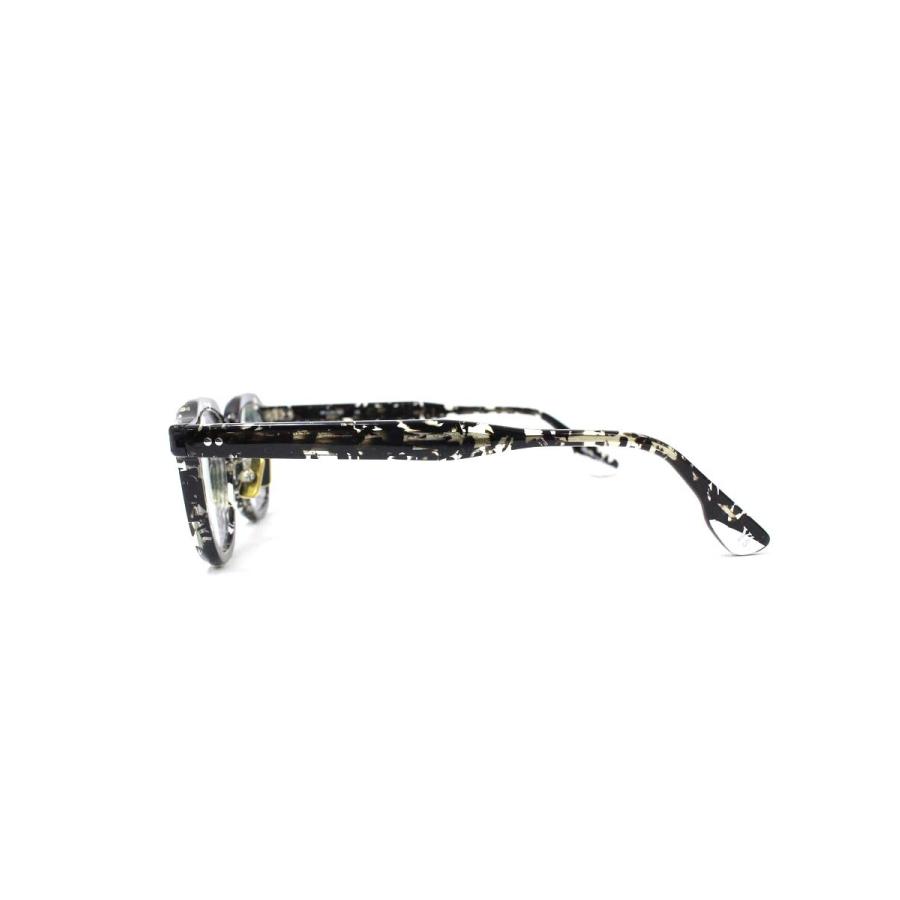 ワイズ 81-0025-2 メガネ ブラック/クリア セルフレーム フルリム  