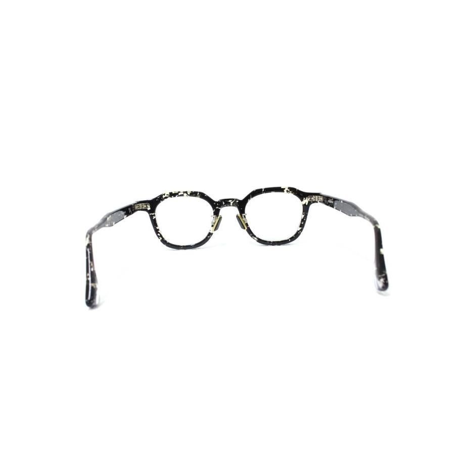 ワイズ 81-0025-2 メガネ ブラック/クリア セルフレーム フルリム  