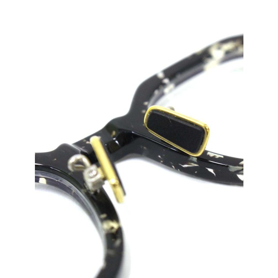 ワイズ 81-0025-2 メガネ ブラック/クリア セルフレーム フルリム  